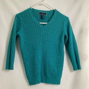 Karen Scott V-neck cotton top